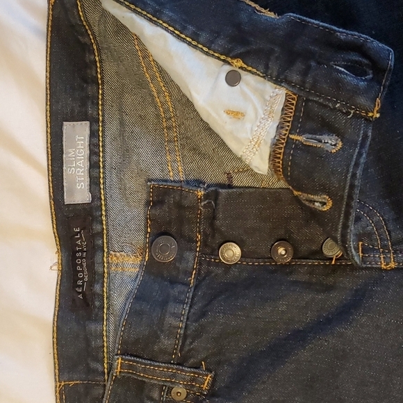 Aeropostale *Jeans*Slim Straight*Button-fly*30×34 - Picture 3 of 6
